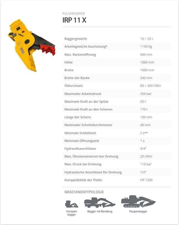 Indeco IRP 11 X Građevinske drobilice