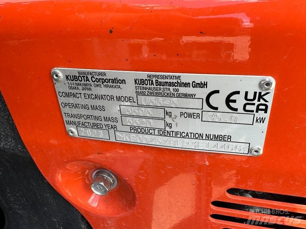 Kubota U 56-5 Mini bageri <7t