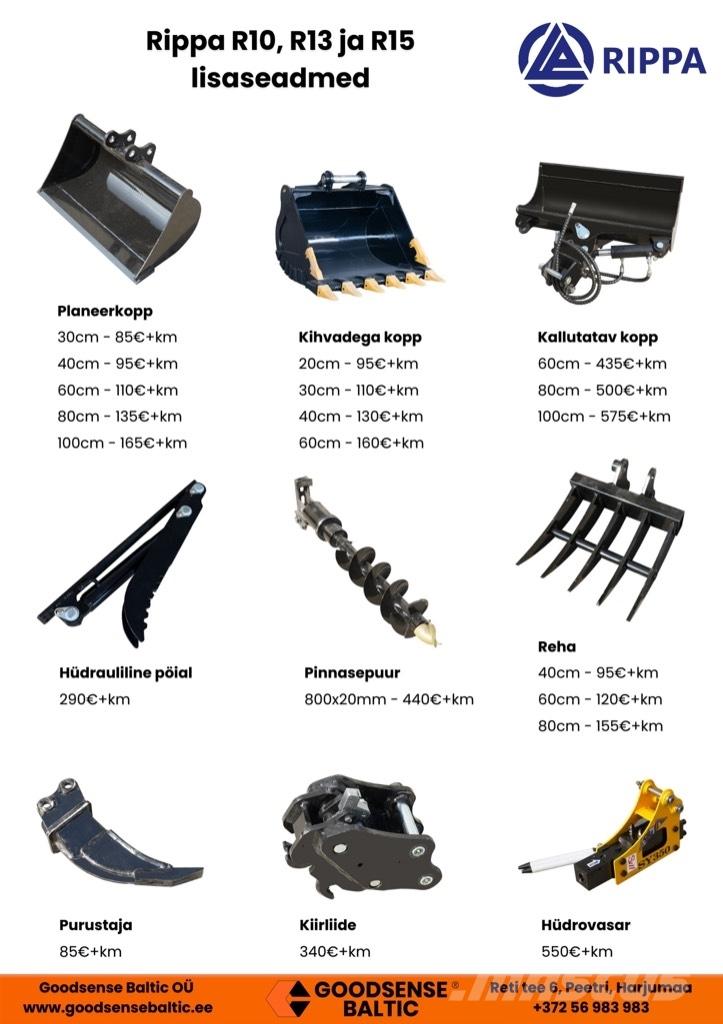 Rippa R18 Pro Mini bageri <7t