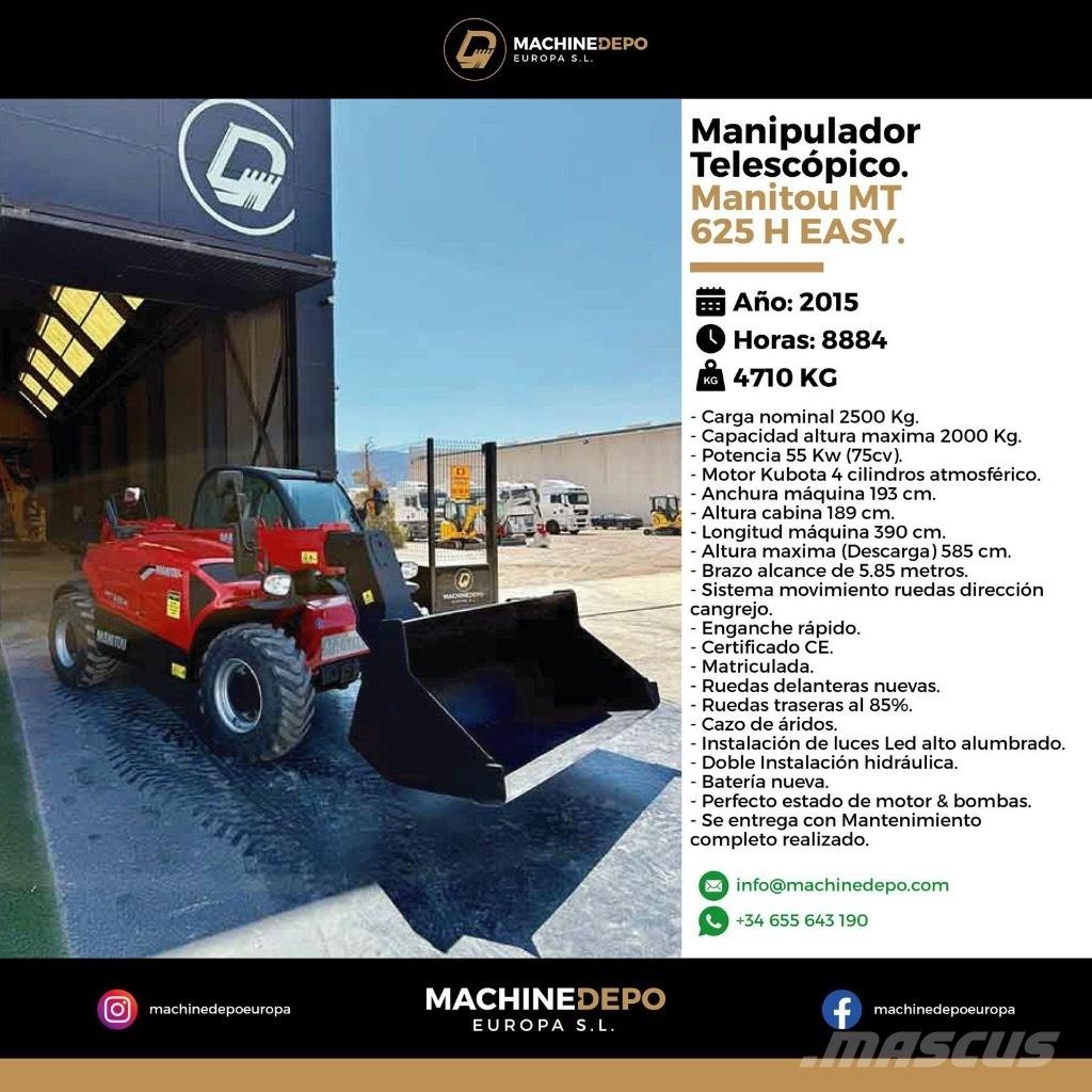 Manitou MT 625 H Teleskopski viličari