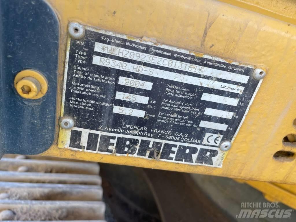 Liebherr R 934 B Bageri gusjeničari