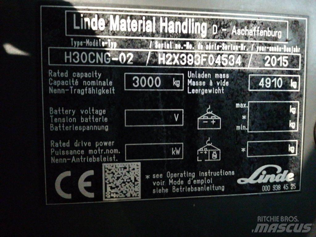 Linde H30TCNG-02 Plinski viličari
