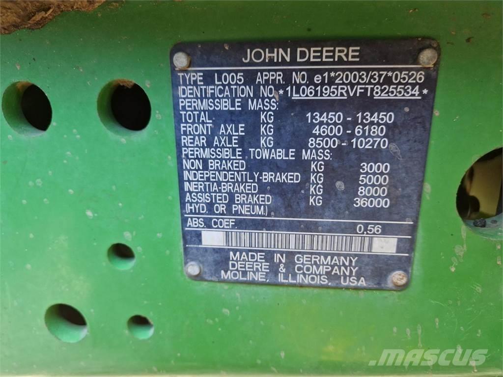 John Deere 6195R Traktori