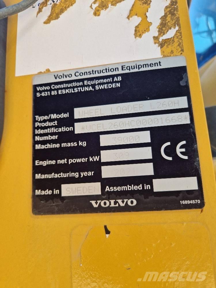 Volvo L 260 H Utovarivači na kotačima