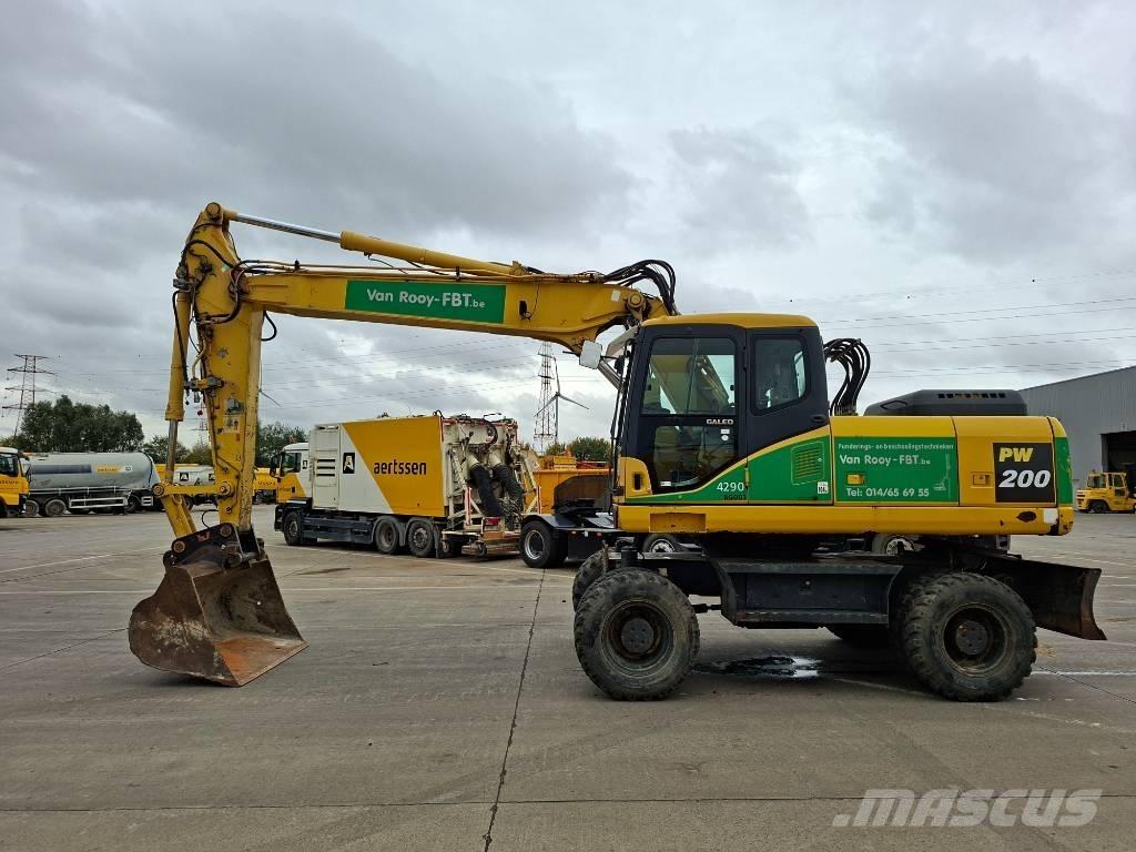 Komatsu PW 200-7H Bageri na kotačima