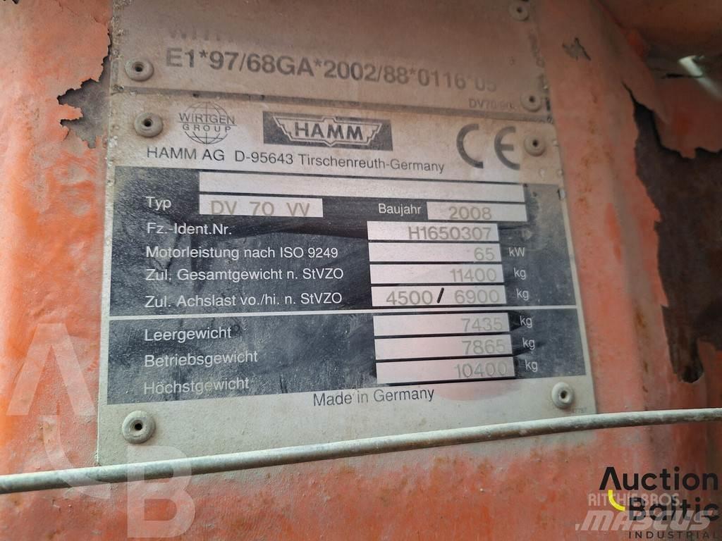 Hamm DV 70 VV Ostali valjci