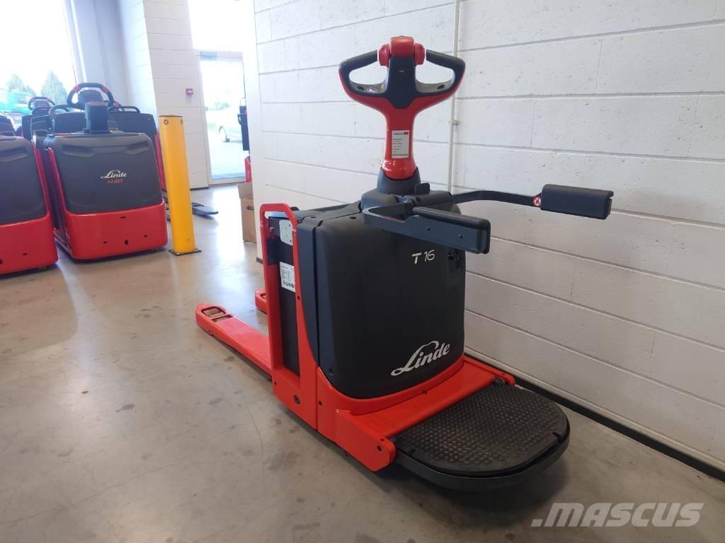 Linde T16P/1151-02 Nisko podizni električni viličar sa platformu