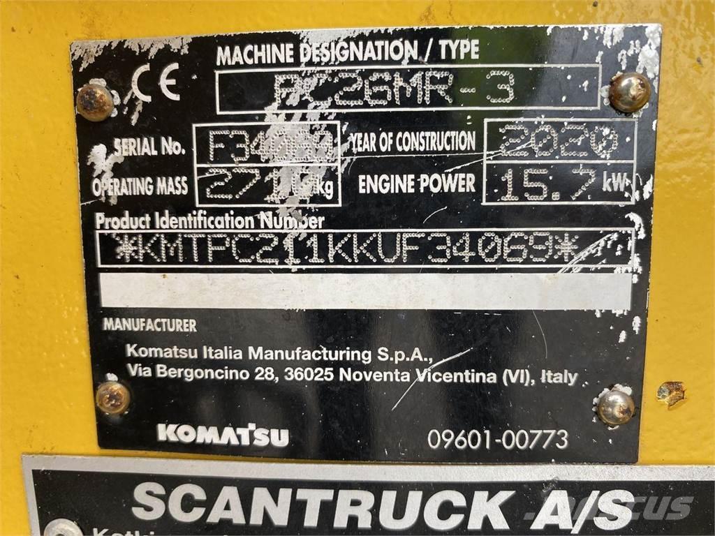 Komatsu PC26MR-3 Bageri na kotačima