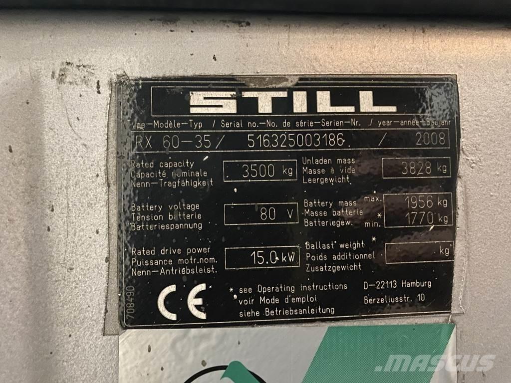 Still RX60-35 Električni viličari