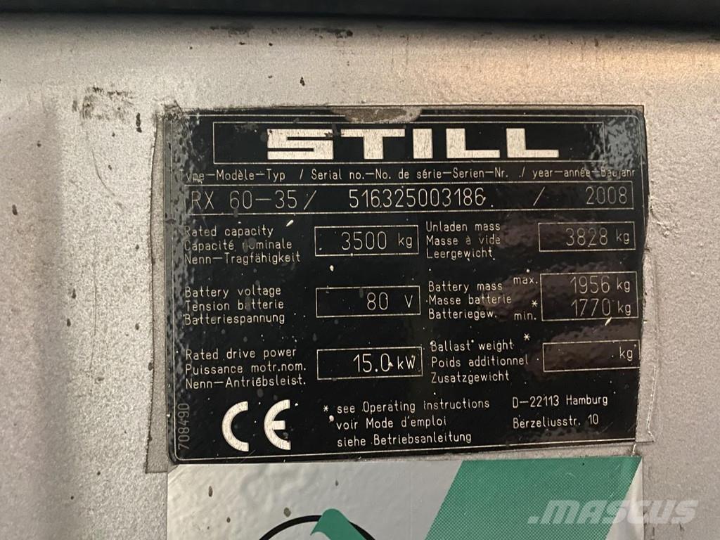 Still RX60-35 Električni viličari