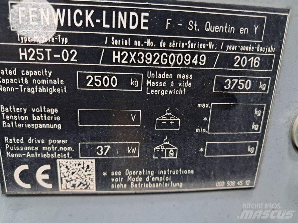 Linde H25T-02 Plinski viličari