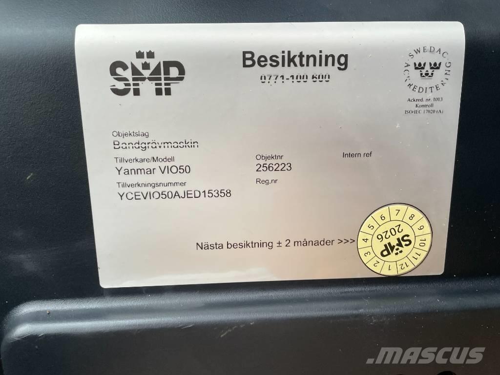 Yanmar Vio 50 Mini bageri <7t
