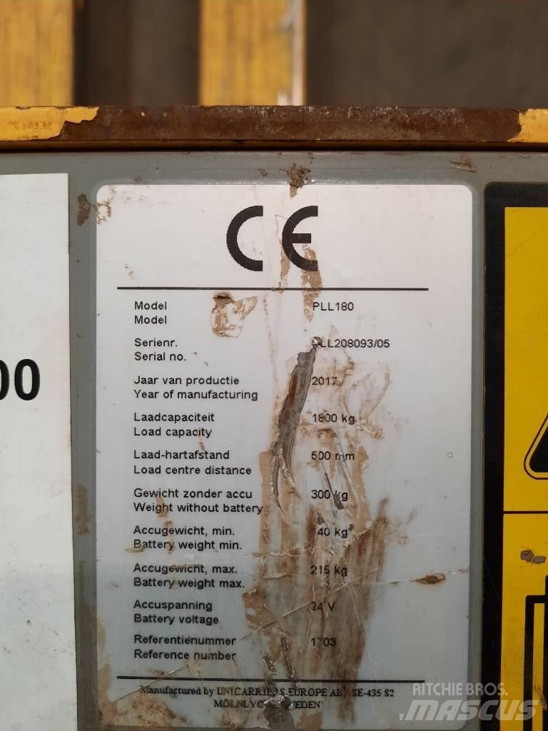 UniCarriers PLL180 Nisko podizni električni viličar