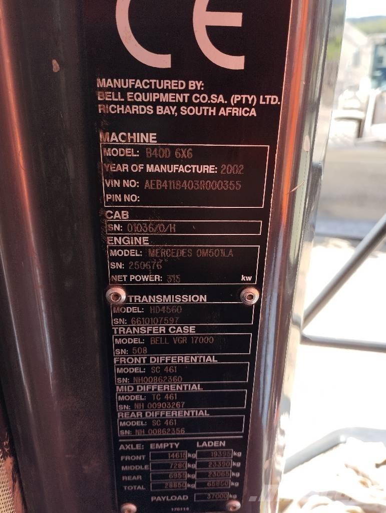 Bell B 40 D Zglobni demperi