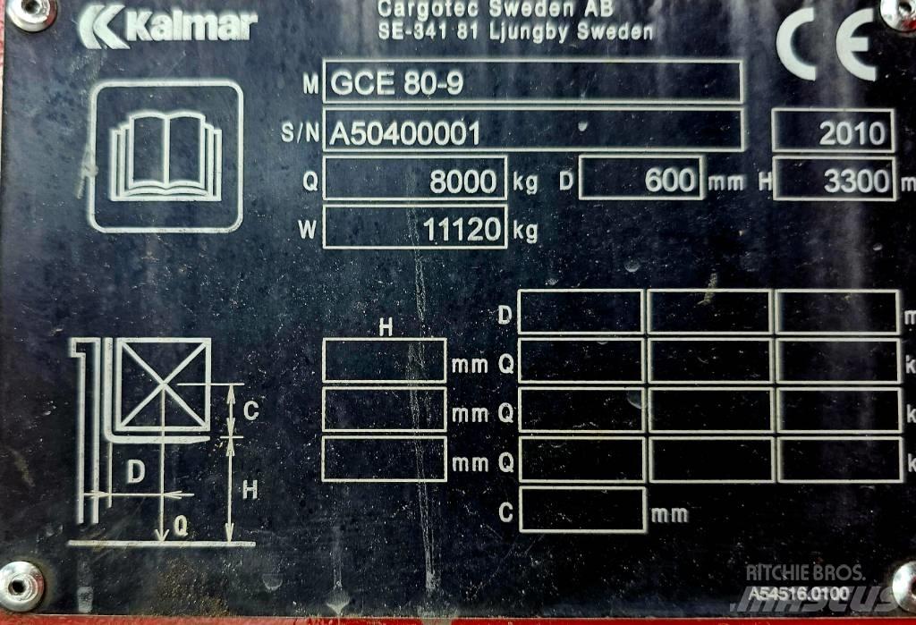 Kalmar GCE 80-9 Plinski viličari