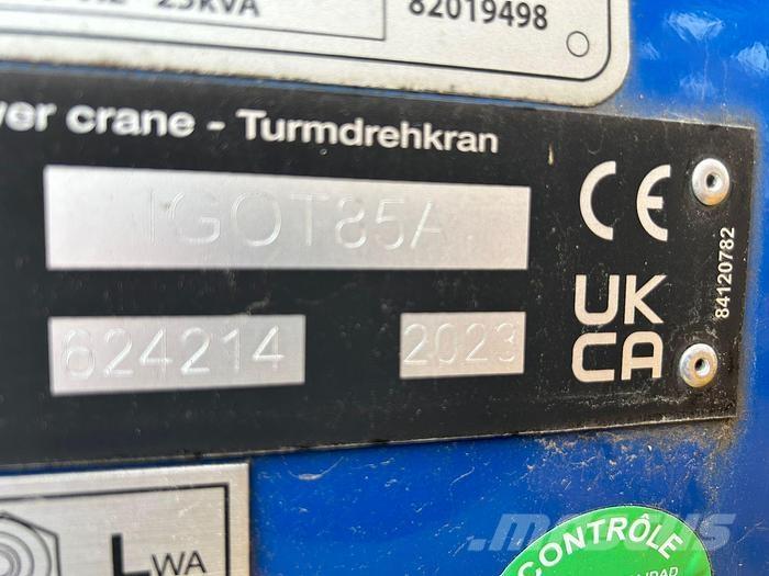 Potain IGO T 85 A Toranjski kranovi