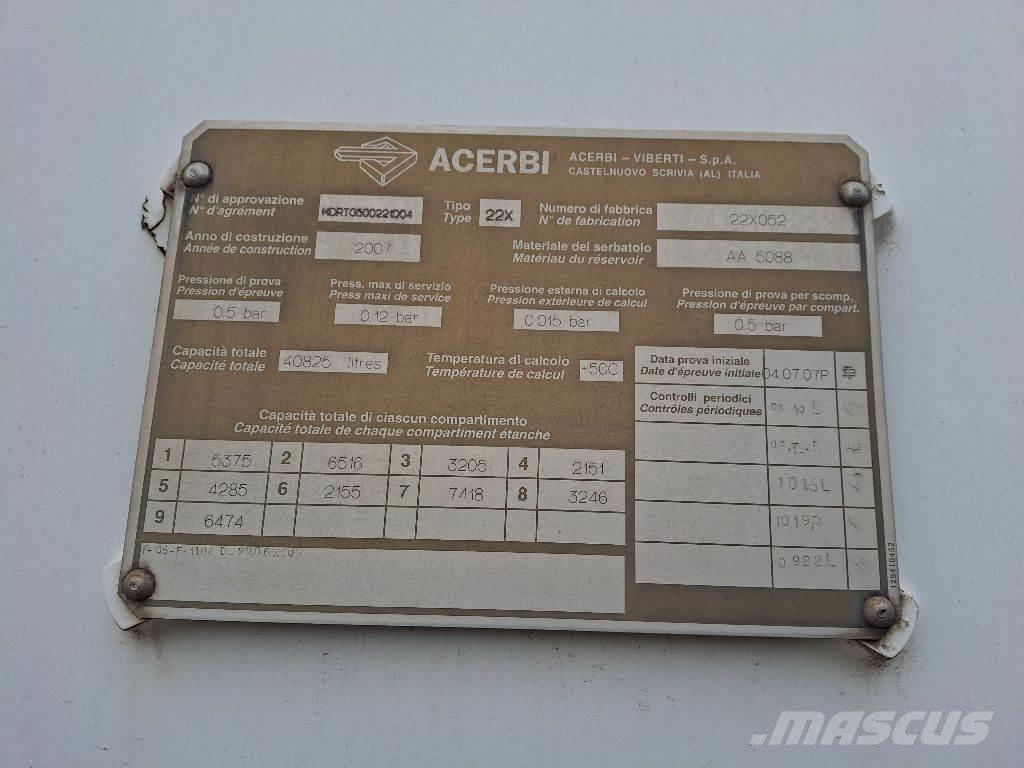 Acerbi ASO64003SP Tanker poluprikolice