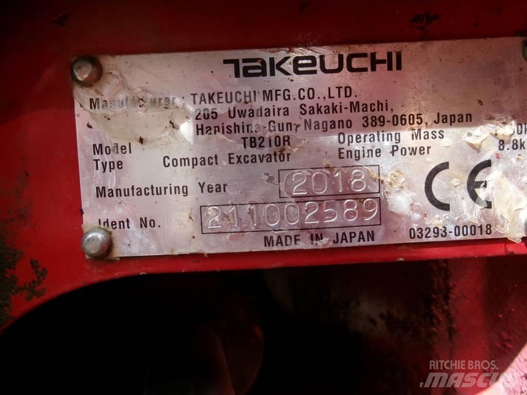 Takeuchi TB 210 R Mini bageri <7t