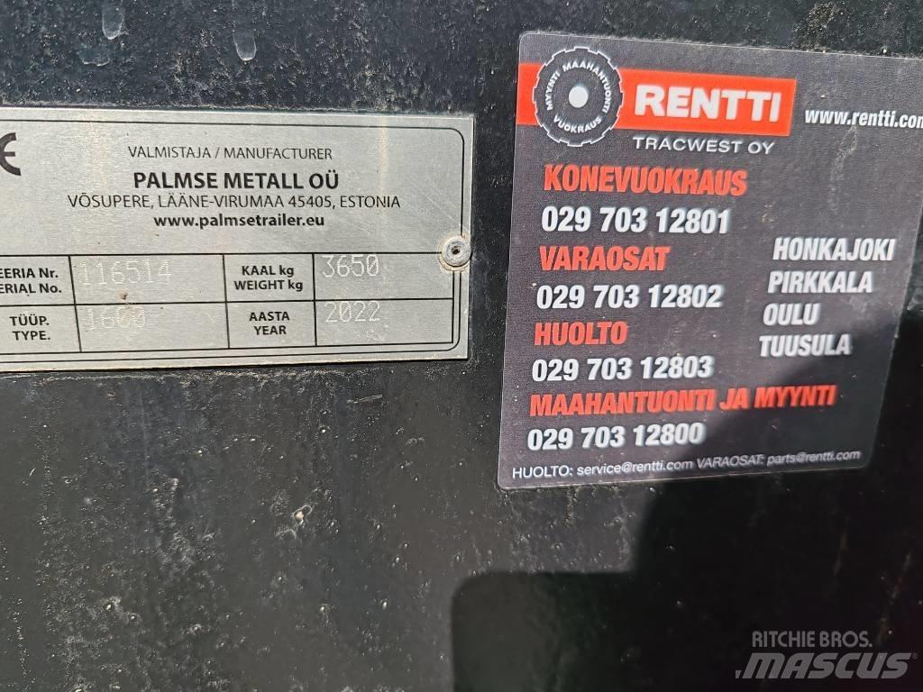 Palmse Trailer 1600 Kiperi prikolice