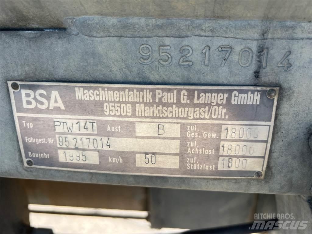 BSA PTW 14 T Cisterne za gnojnicu