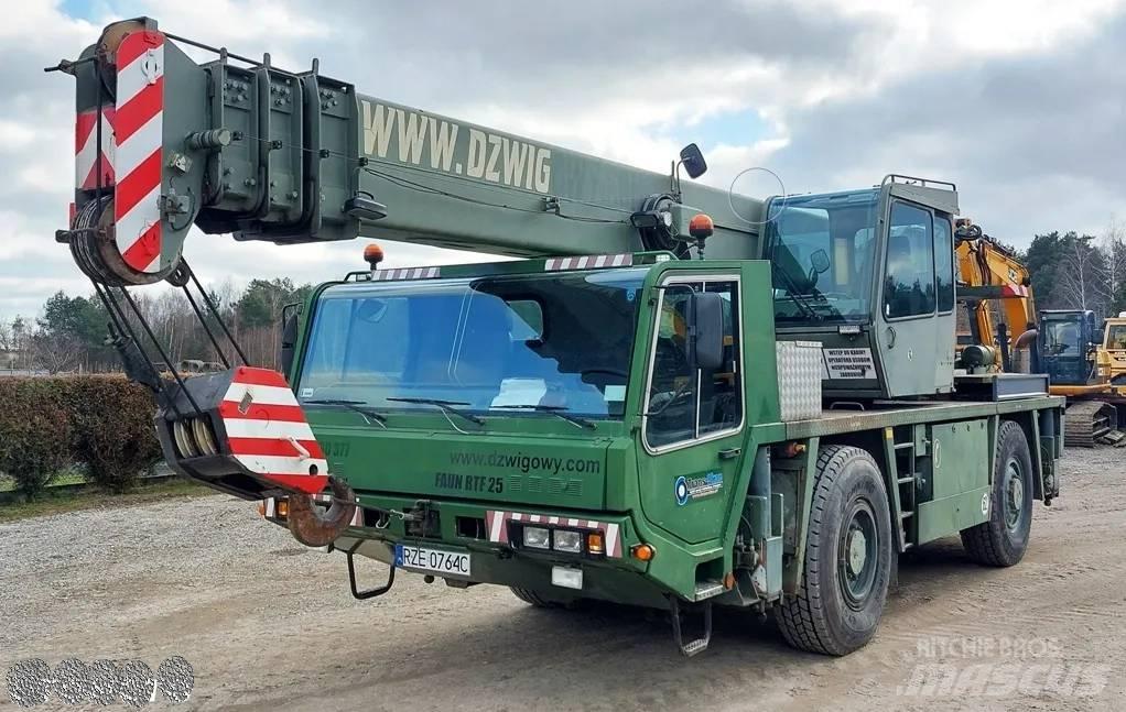 Faun RTF-25 Rabljene dizalice za težak teren