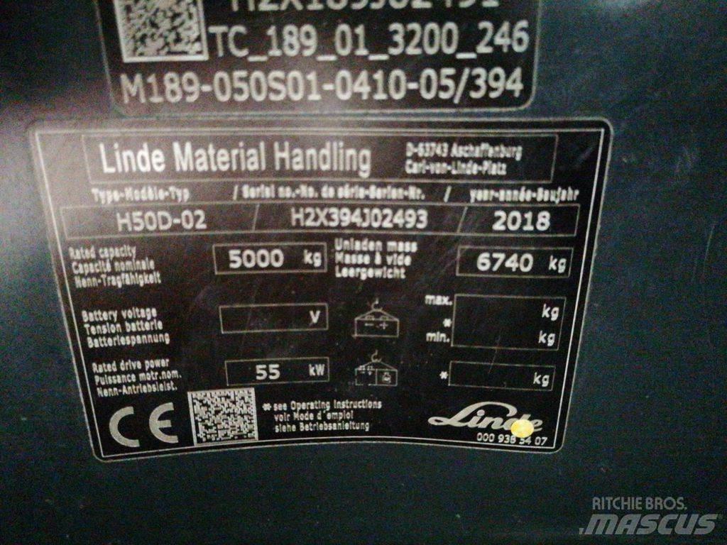Linde H50D-02 Dizelski viličari
