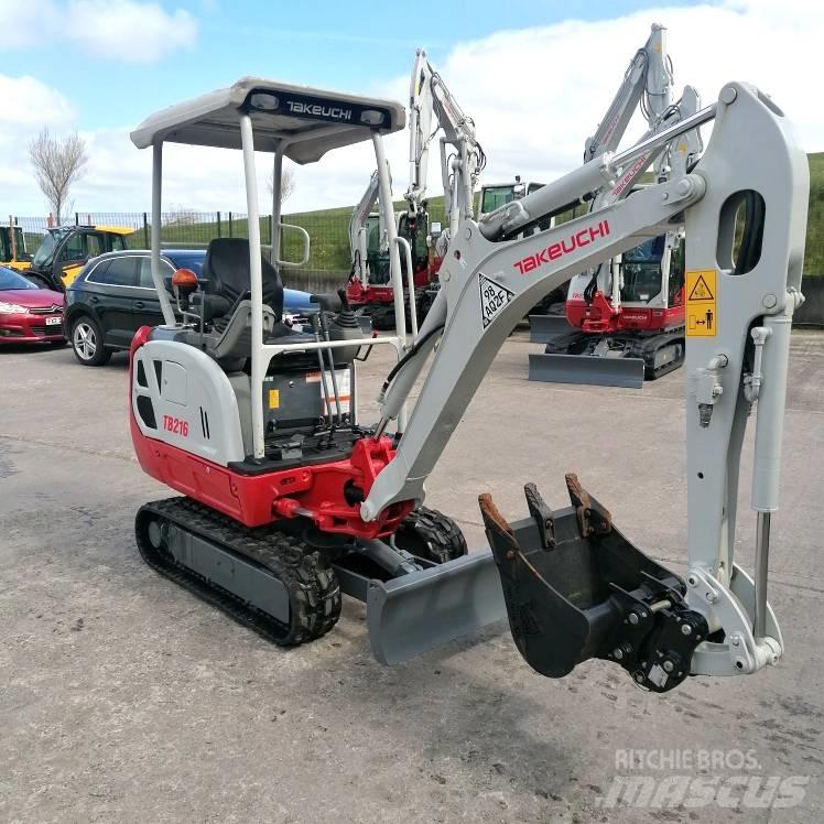 Takeuchi TB216 Mini bageri <7t