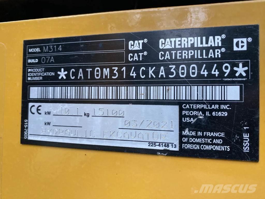 CAT 314 Next gen Bageri na kotačima