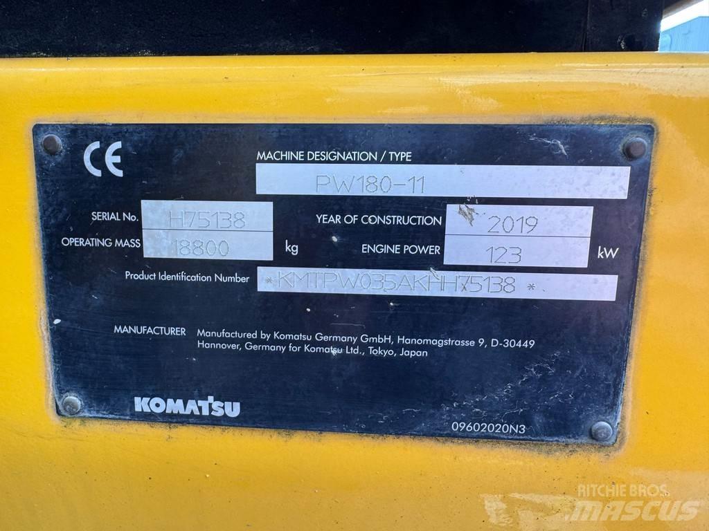 Komatsu PW180-11 Bageri na kotačima