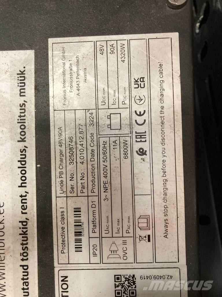 Linde R 14 Viličari sa pomičnim stupom