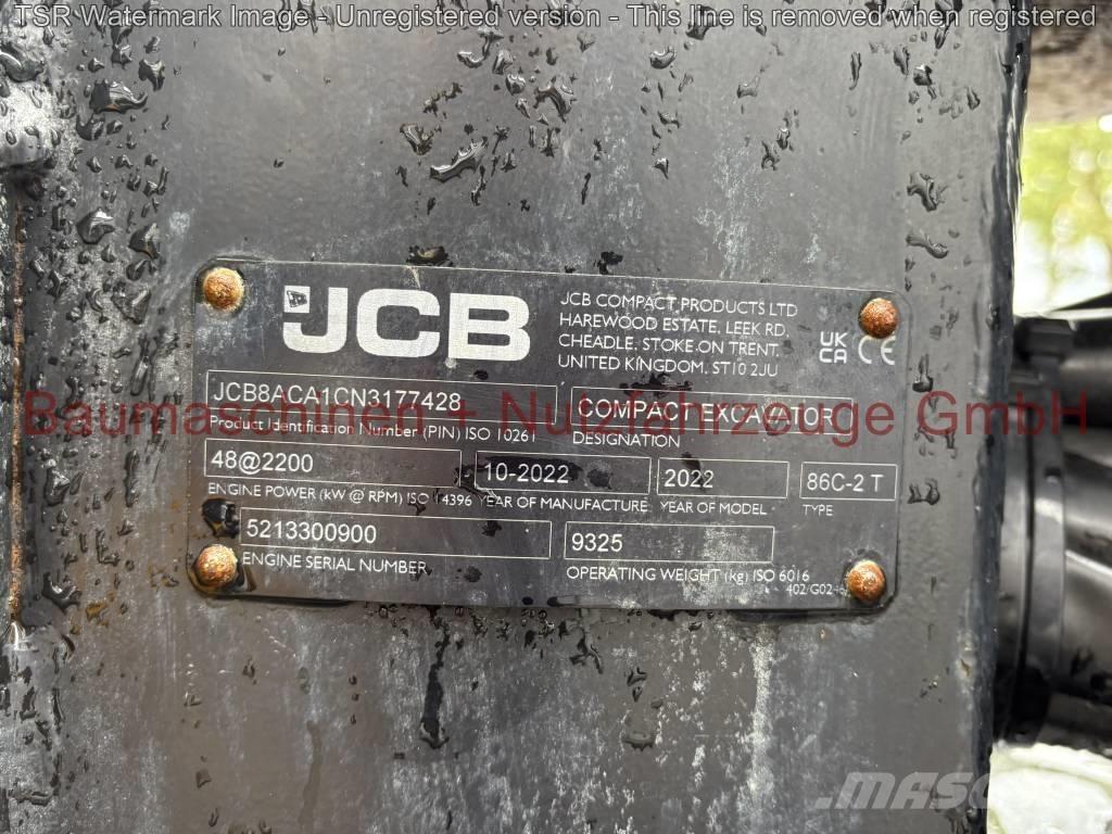 JCB 86C-2 TAB -Demo- Midi bageri 7t – 12t