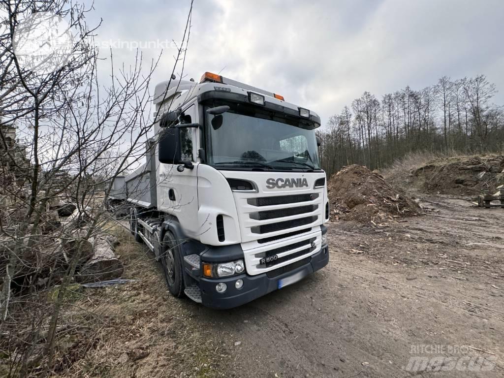 Scania R 500 LB Rol kiper kamioni s kukama za dizanje