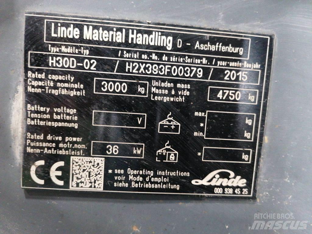 Linde H30D-02 Dizelski viličari