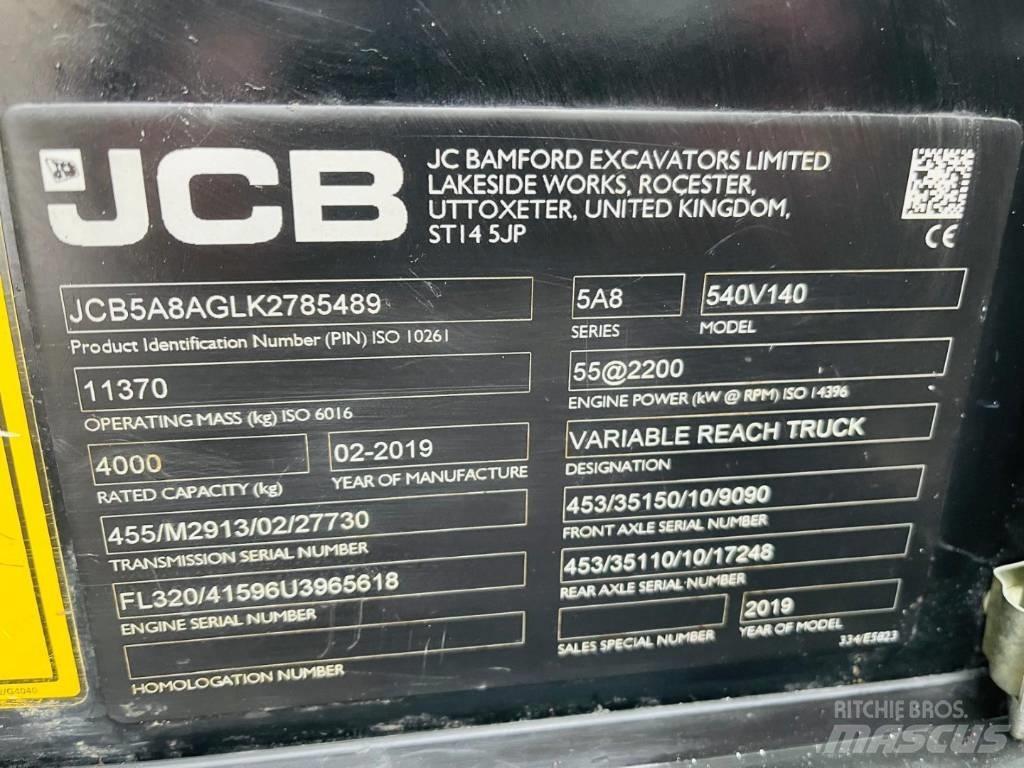 JCB 540-140 Teleskopski viličari