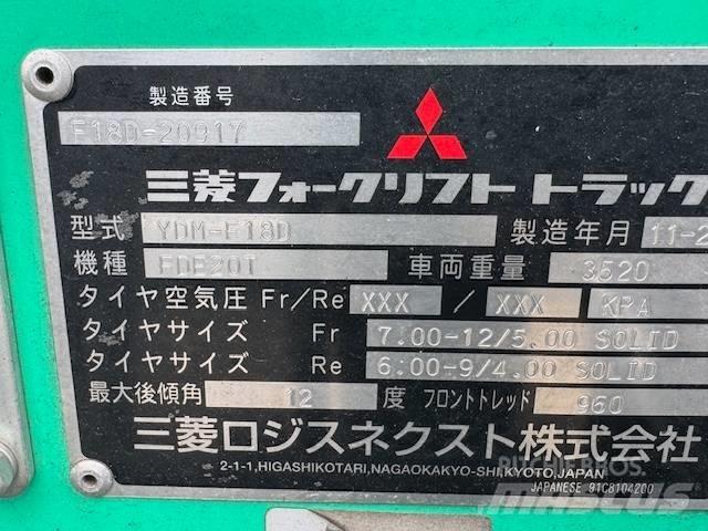 Mitsubishi FD 18 Dizelski viličari