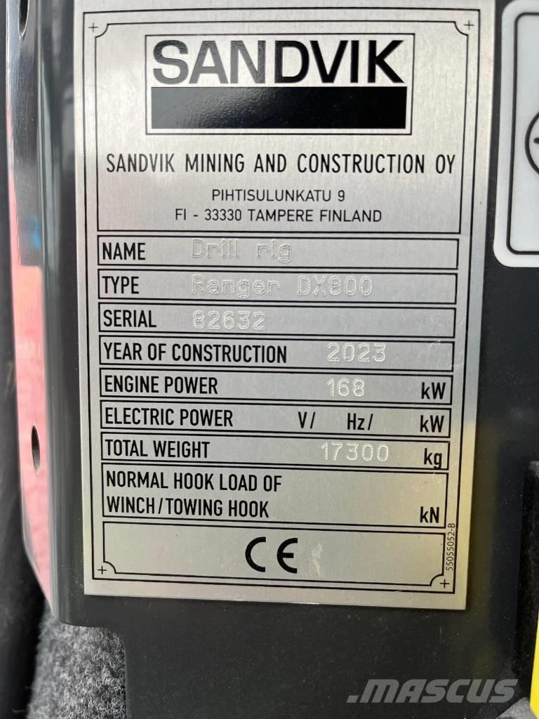 Sandvik DX800 Svrdla za površinske bušilice