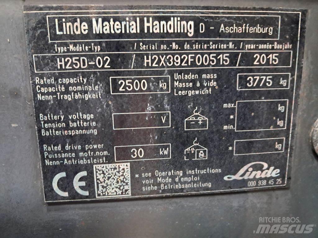 Linde H25D-02 Dizelski viličari