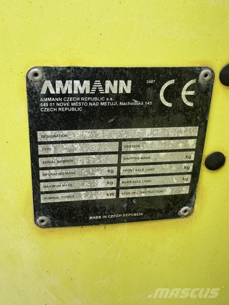 Ammann ARX 26 Valjci sa dvojnim bubnjem