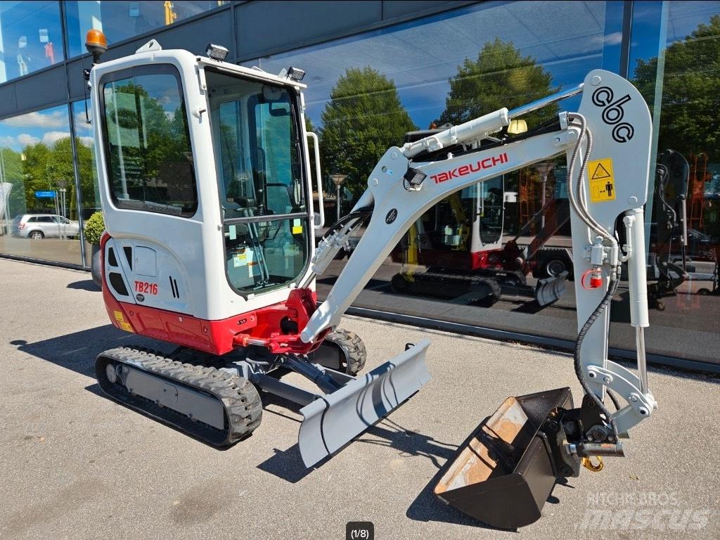 Takeuchi TB 216 Mini bageri <7t