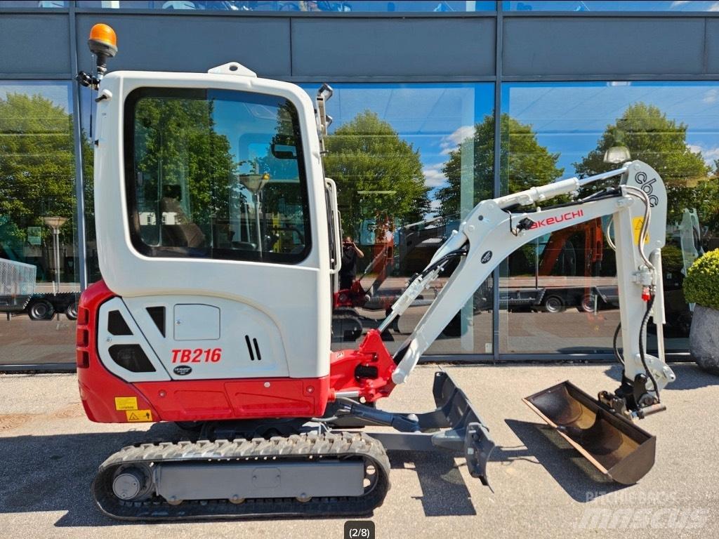 Takeuchi TB 216 Mini bageri <7t