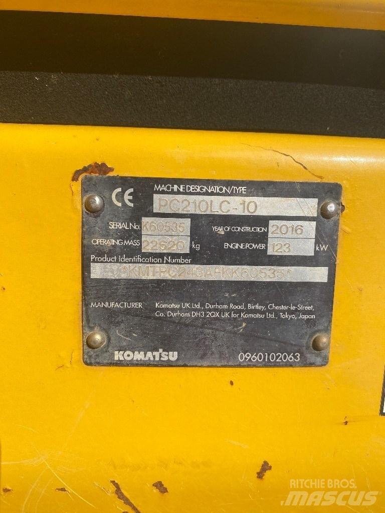 Komatsu PC 210 LC-10 Bageri gusjeničari
