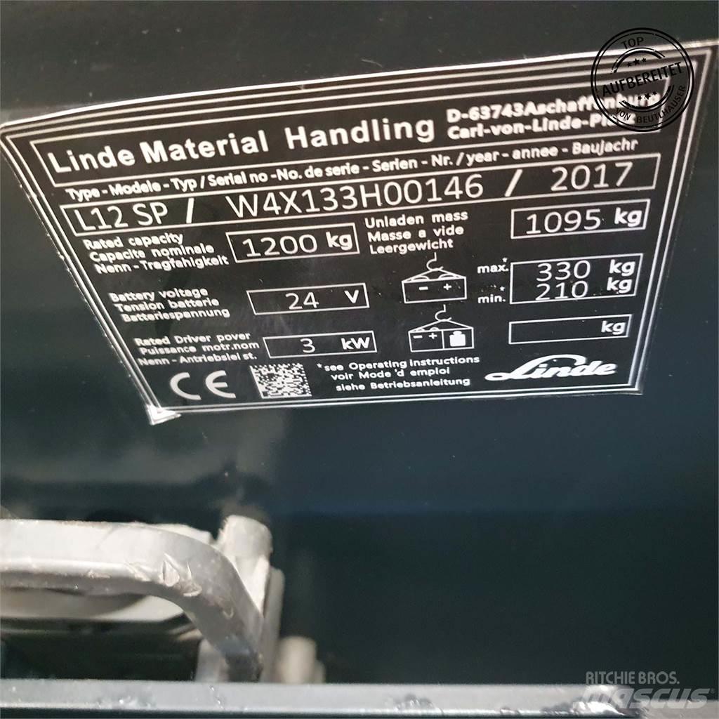 Linde L12SP Ručni električni viličar
