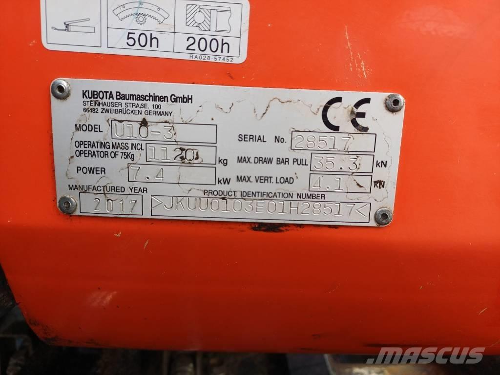 Kubota U 10-3 G Mini bageri <7t