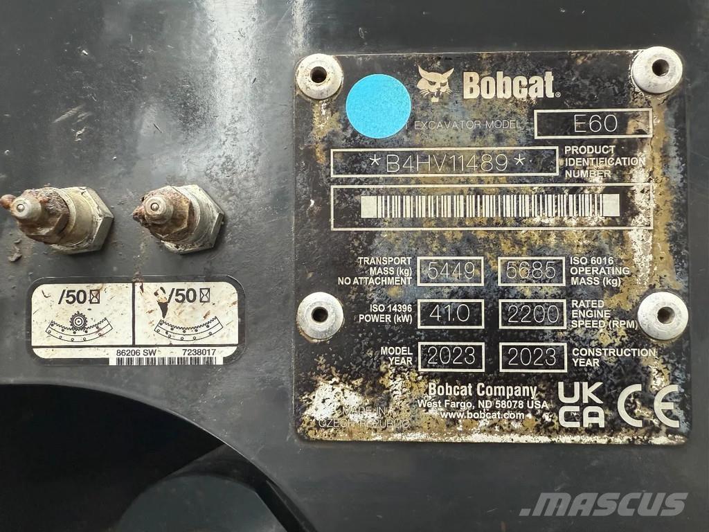 Bobcat E60 Mini bageri <7t