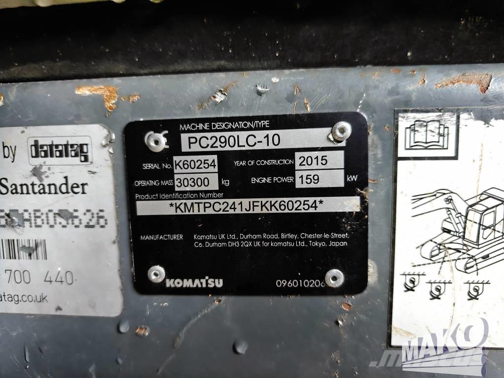 Komatsu PC 290 LC-10 Bageri gusjeničari