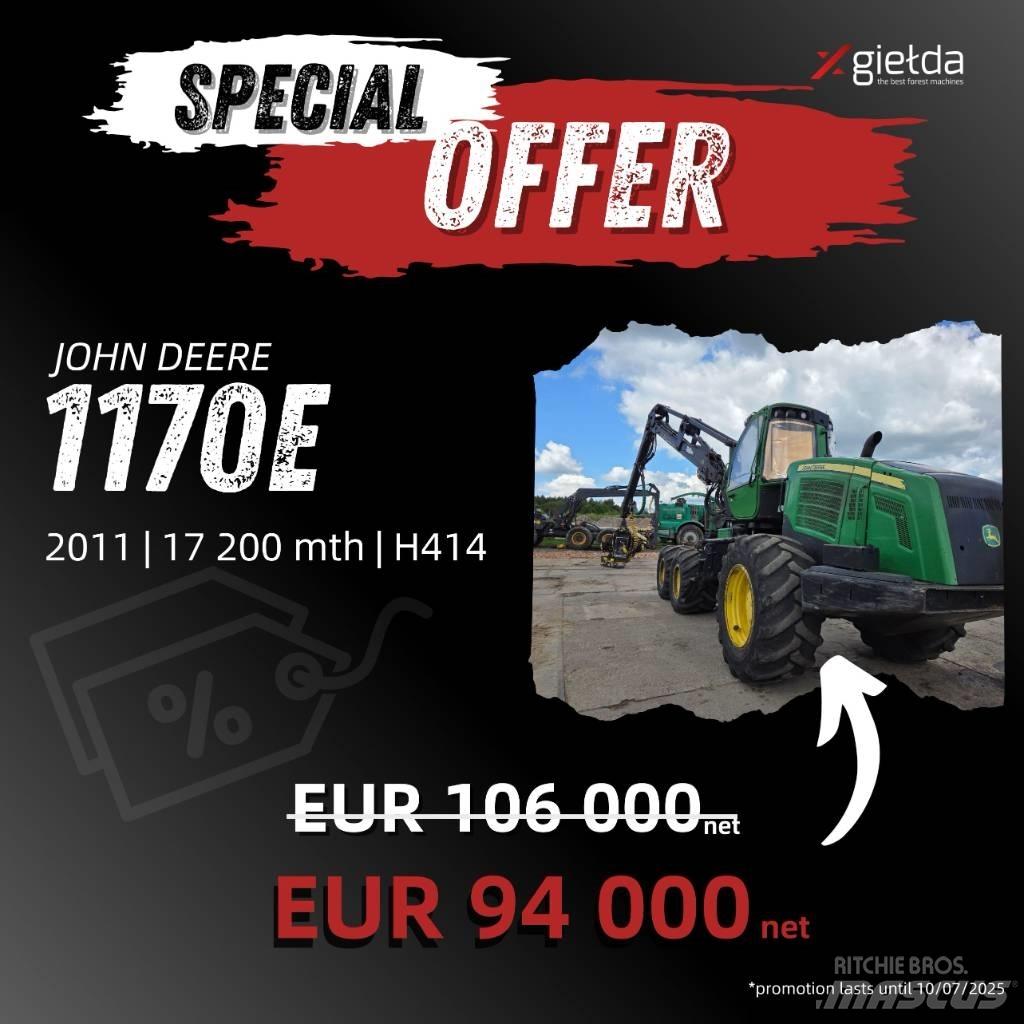 John Deere 1170 E Harversteri
