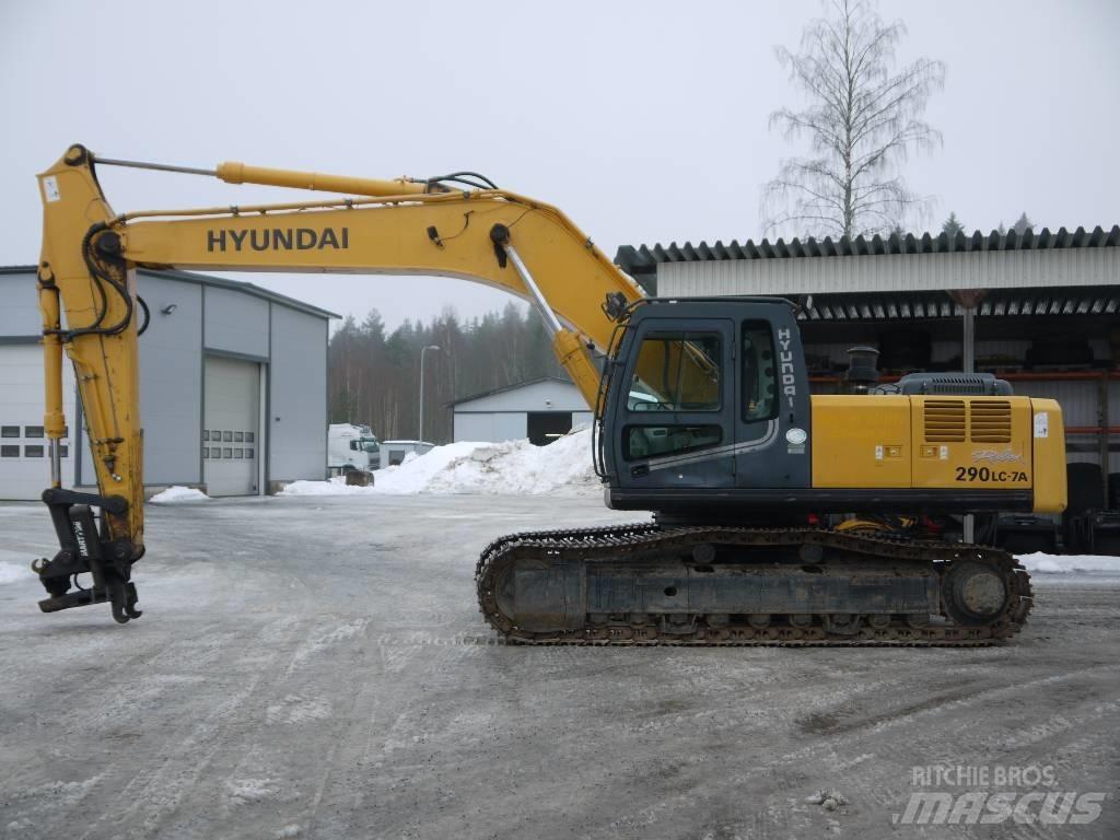 Hyundai R 290 LC-7A Bageri gusjeničari