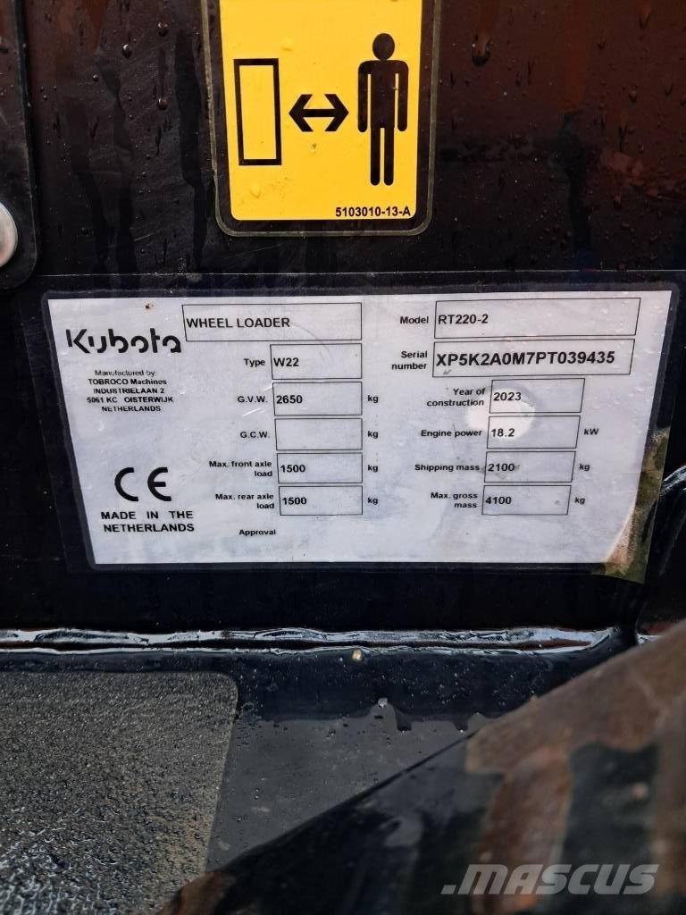 Kubota RT 220-2e Mini utovarivači