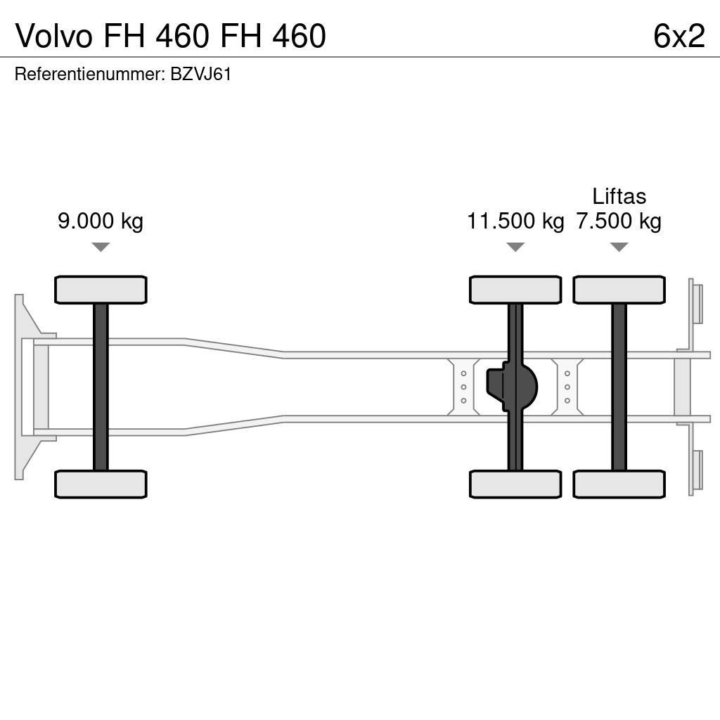Volvo FH 460 Rol kiper kamioni s kukama za dizanje