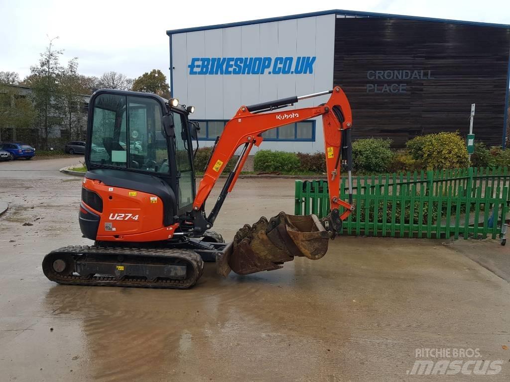 Kubota U27-4 Mini bageri <7t